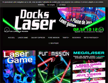 Tablet Screenshot of dockslaser.com